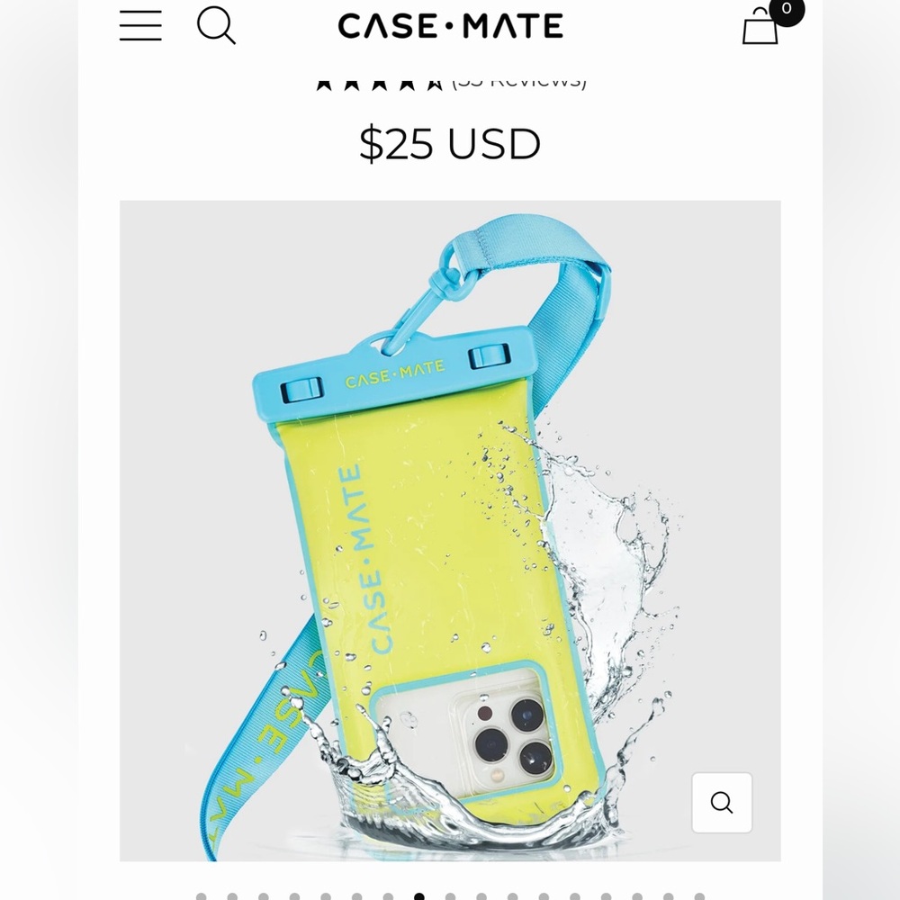 Waterproof phone pouch